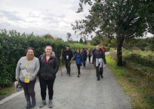 Camino de Santiago en grupo