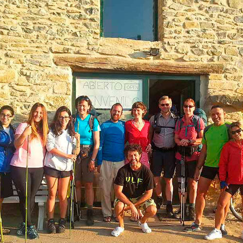 Camino de Santiago en grupo